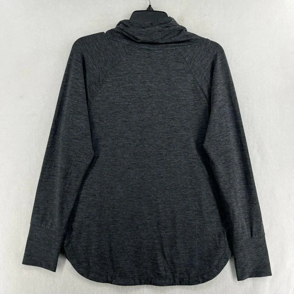Member's Mark Shirt Women's Sz M Gray Favorite Soft Funnel Neck Pullover - Picture 2 of 11